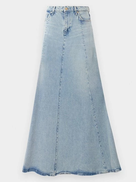 Foto van product A-lijn rok 7 For All Mankind lichtblauw