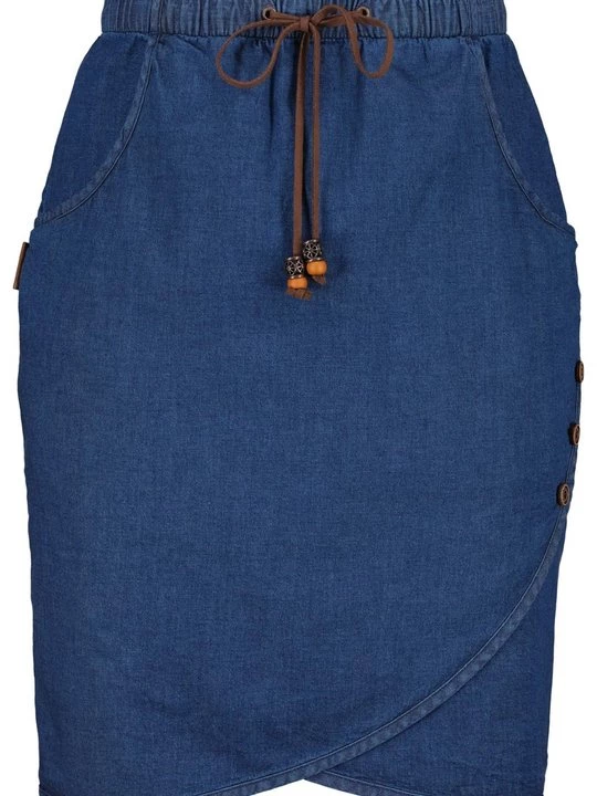 Foto van product A-lijn rok ALIFE & Kickin donkerblauw denim