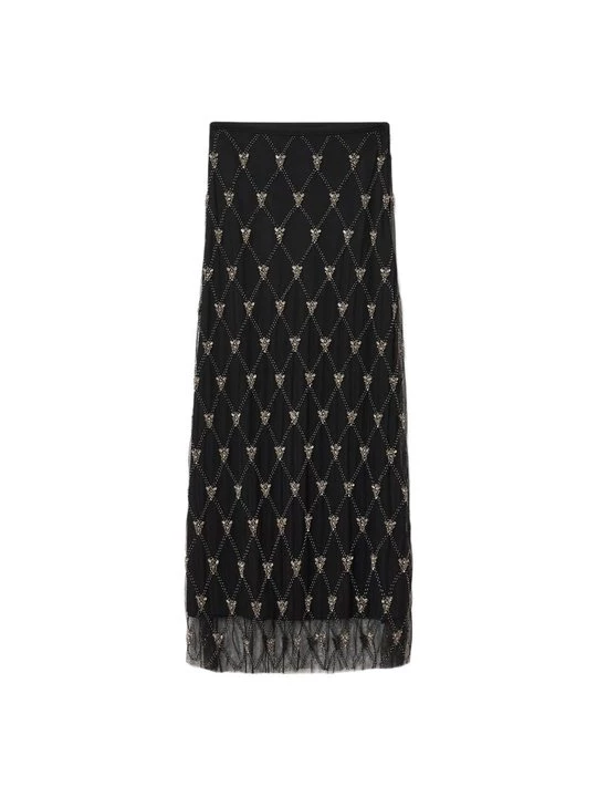 Foto van product A-lijn rok AllSaints zwart