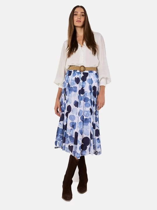 Foto van product A-lijn rok Apricot donkerblauw