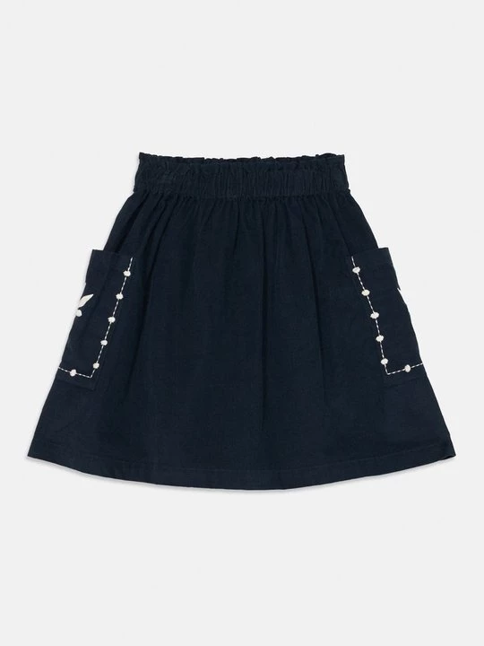 Foto van product A-lijn rok Bonton blauw