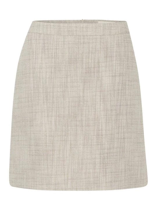 Foto van product A-lijn rok Cream beige mêleerd