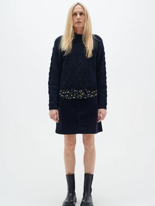 Foto van product A-lijn rok InWear gemêleerd donkerblauw