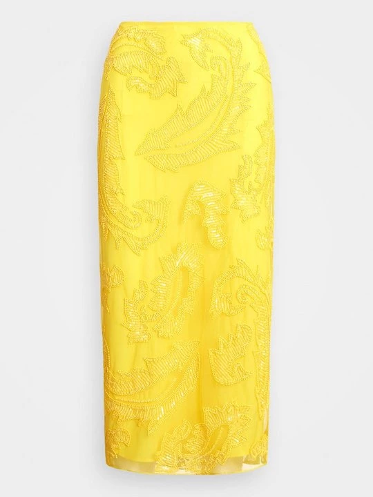Foto van product A-lijn rok Lauren Ralph Lauren geel