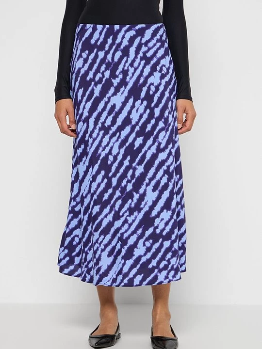 Foto van product A-lijn rok Mango blauw