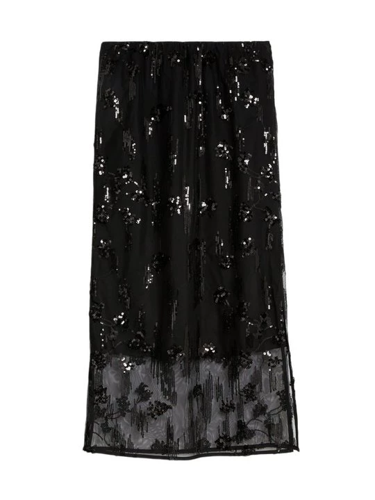 Foto van product A-lijn rok Marks & Spencer gemêleerd zwart
