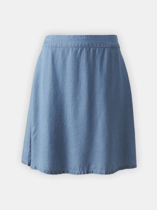Foto van product A-lijn rok Only lichtblauw denim