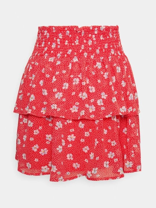 Foto van product A-lijn rok Only rood