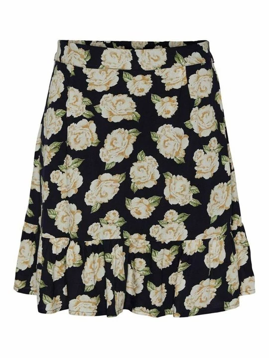 Foto van product A-lijn rok Pieces donkerblauw