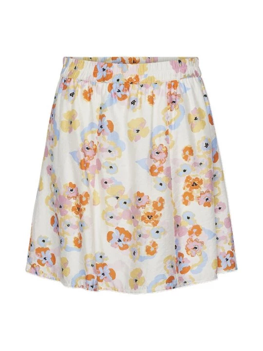 Foto van product A-lijn rok Pieces wit