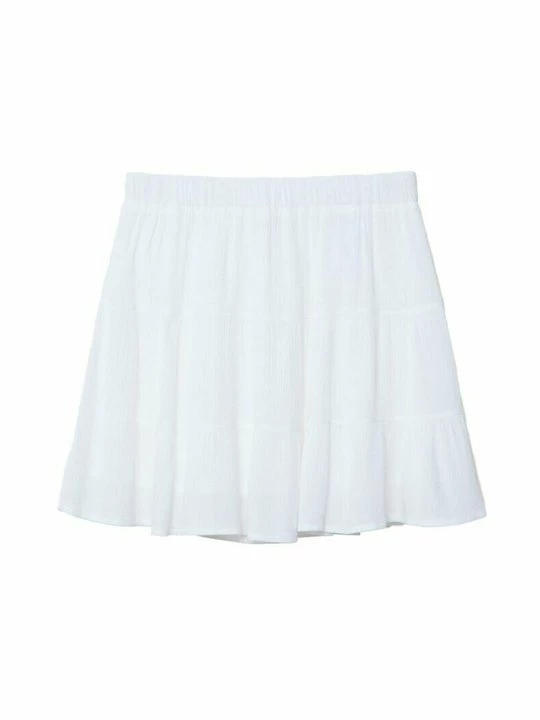 Foto van product A-lijn rok Stradivarius wit