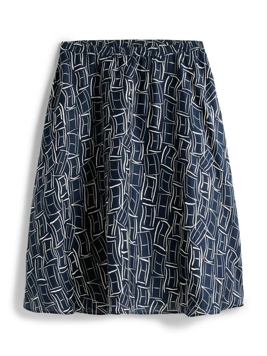 Foto van product A-lijn rok Tommy Hilfiger blauw