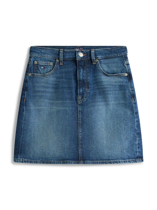 Foto van product A-lijn rok Tommy Jeans donkerblauw denim