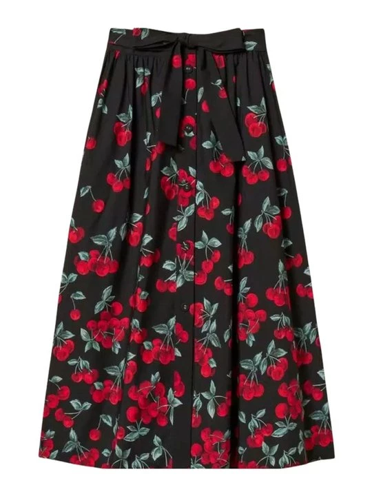 Foto van product A-lijn rok TWINSET rood