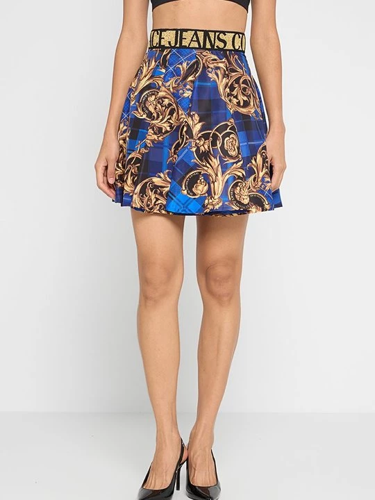 Foto van product A-lijn rok Versace Jeans Couture blauw