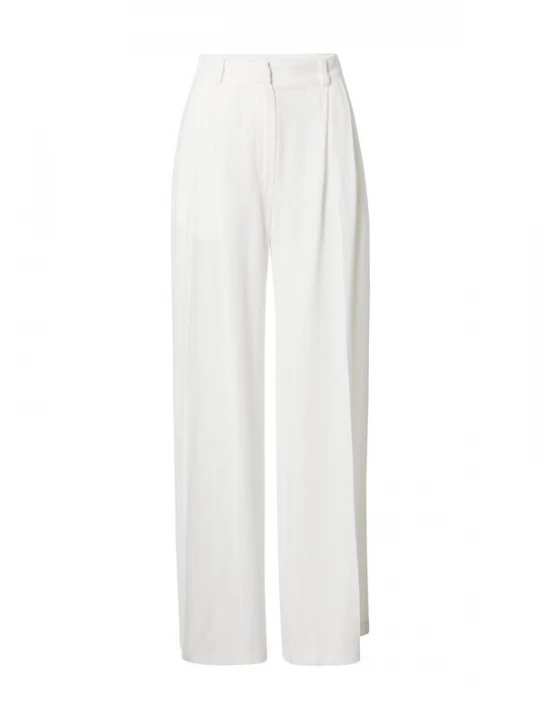 Foto van product A LOT LESS Bandplooibroek 'Elisa' offwhite