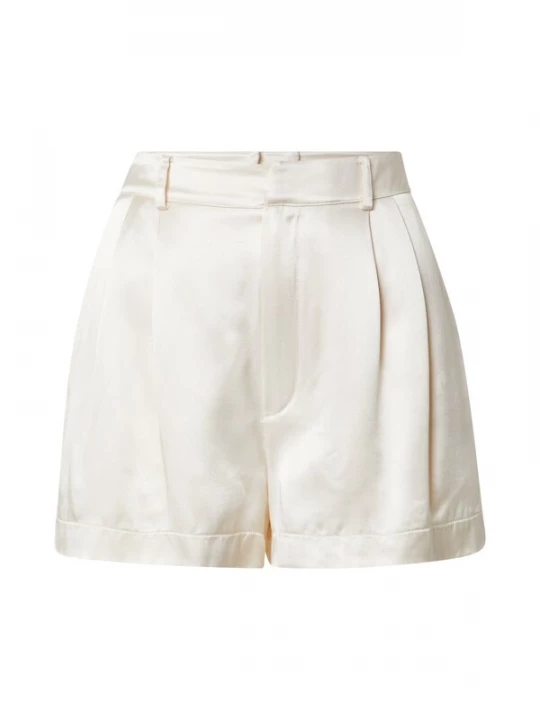 Foto van product A LOT LESS Bandplooibroek 'Valentina' offwhite