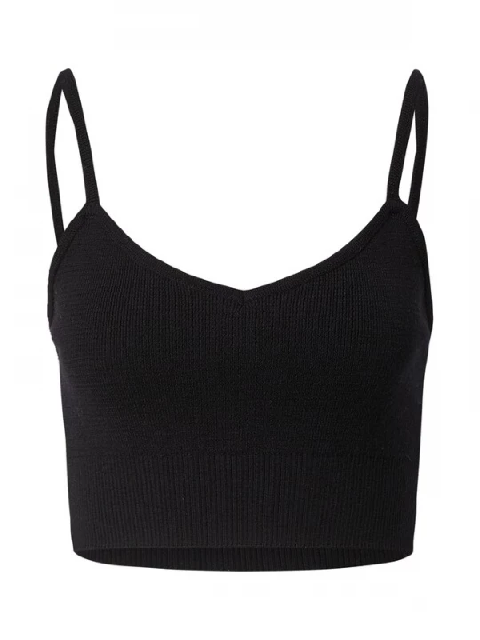 Foto van product A LOT LESS Gebreide top 'Nala' zwart