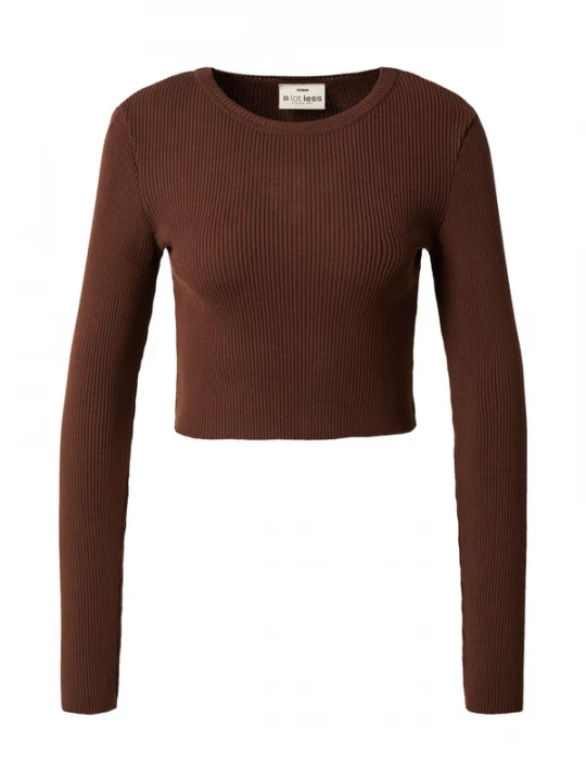 Foto van product A LOT LESS Shirt 'Ina' chocoladebruin