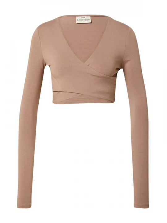 Foto van product A LOT LESS Shirt 'Ivana' lichtbruin