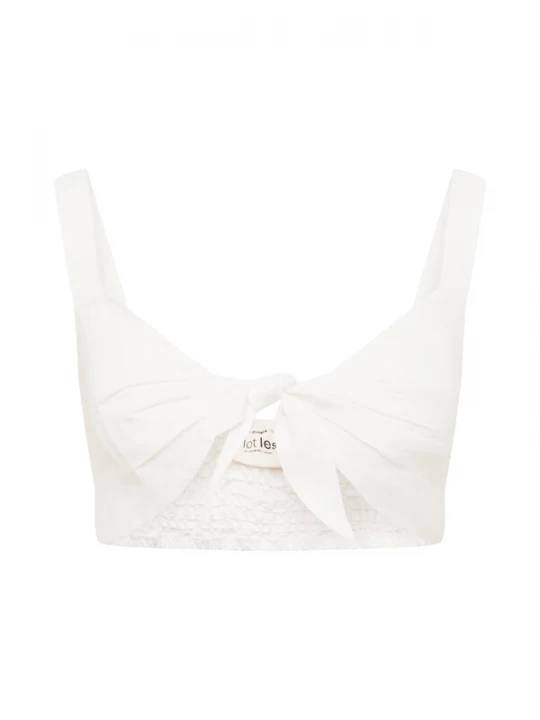 Foto van product A LOT LESS Top 'Naomi' offwhite