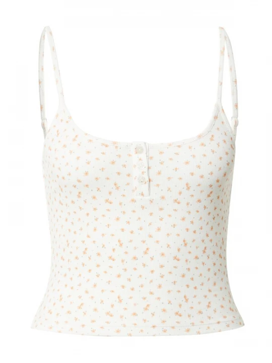 Foto van product A LOT LESS Top 'Susan' oranje / wit