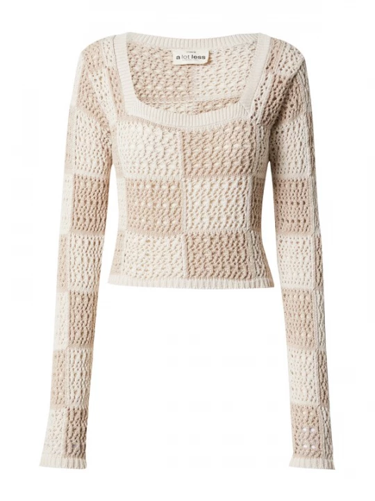 Foto van product A LOT LESS Trui 'Nora' sand / offwhite
