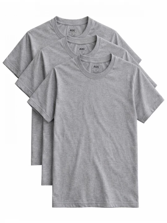 Foto van product A Question Of (AQO) Shirt '3 Pack Anders Tee' grijs