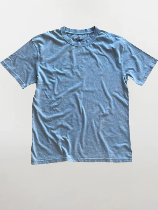 Foto van product A Question Of (AQO) Shirt 'Ozzy Tee Acid' lichtblauw
