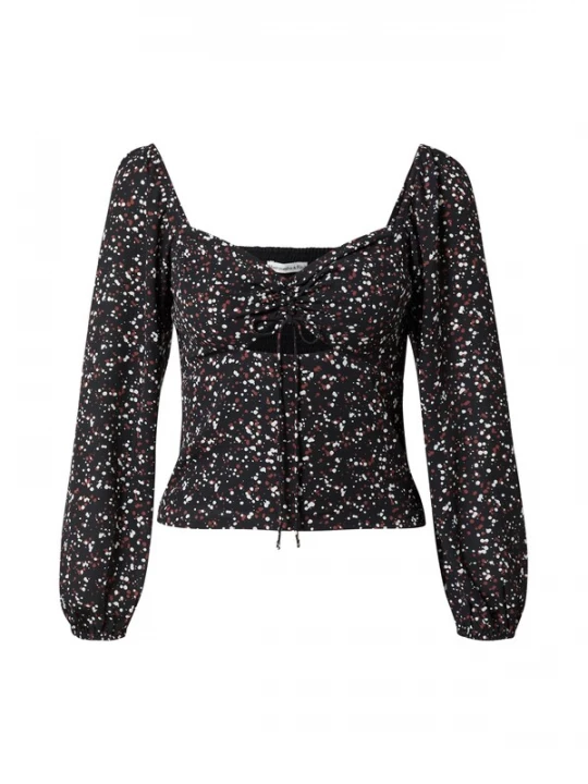 Foto van product Abercrombie & Fitch Blouse roestrood / zwart / wit