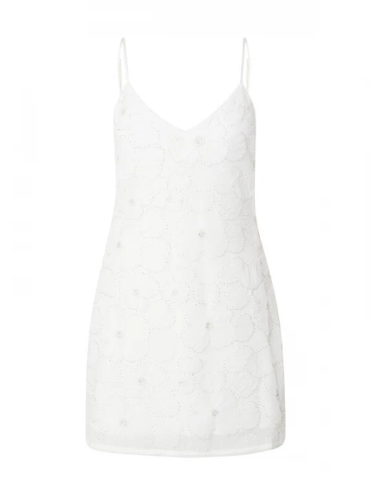 Foto van product Abercrombie & Fitch Cocktailjurk zilver / parelwit / offwhite