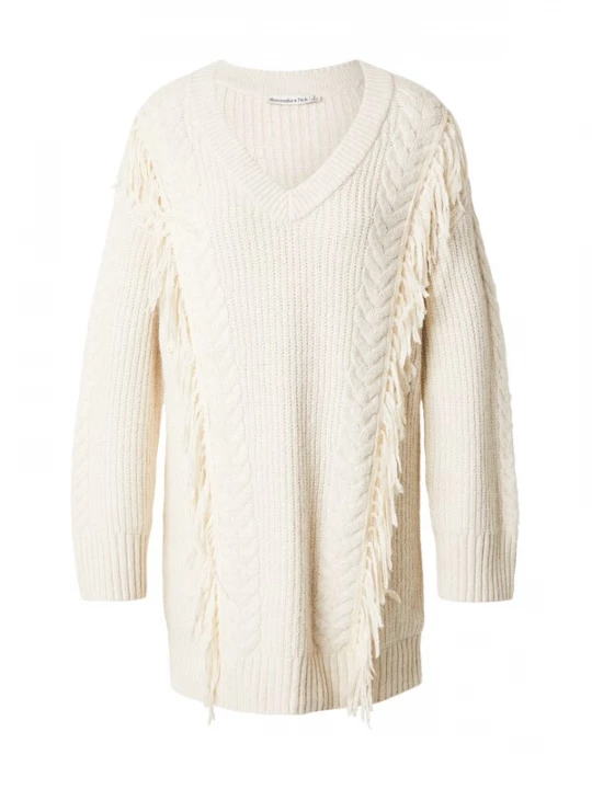 Foto van product Abercrombie & Fitch Gebreide jurk crème