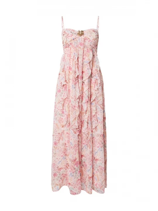 Foto van product Abercrombie & Fitch Jurk blauw / oranje / rosa / lichtroze