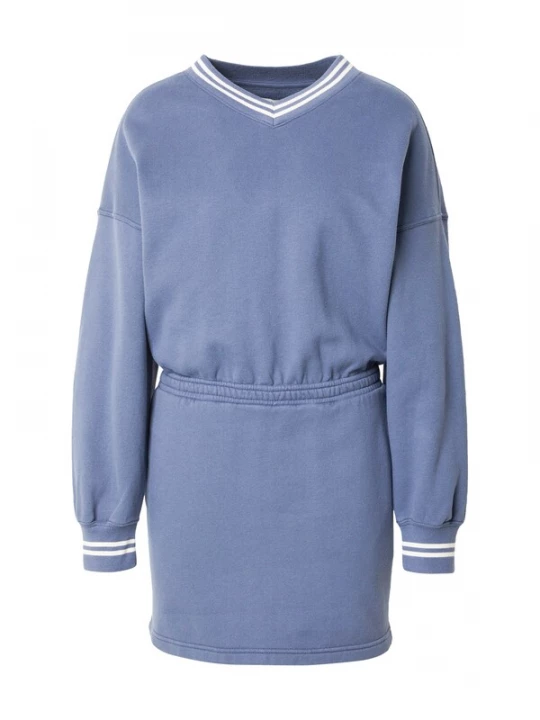 Foto van product Abercrombie & Fitch Jurk duifblauw / wit
