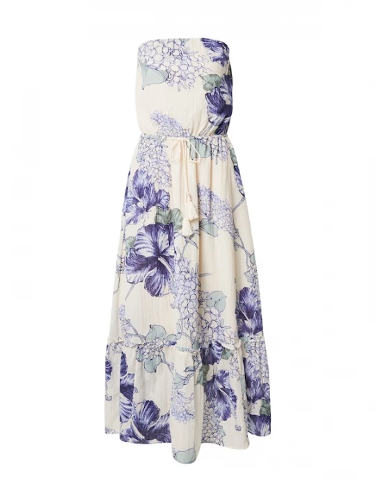 Foto van product Abercrombie & Fitch Jurk lichtgroen / lila / donkerlila / wolwit