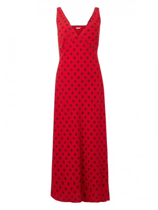 Foto van product Abercrombie & Fitch Jurk rood / zwart