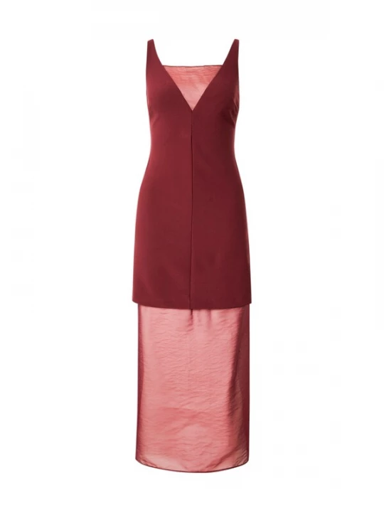 Foto van product Abercrombie & Fitch Jurk wijnrood