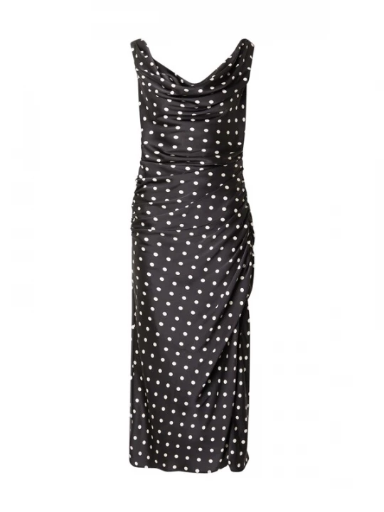 Foto van product Abercrombie & Fitch Jurk zwart / offwhite