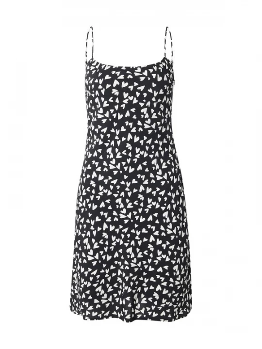 Foto van product Abercrombie & Fitch Jurk zwart / wit