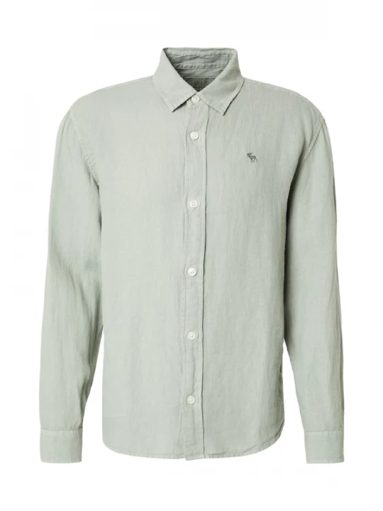 Foto van product Abercrombie & Fitch Overhemd 'FEB4' pastelgroen