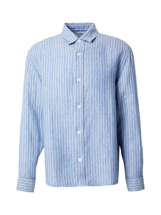 Foto van product Abercrombie & Fitch Overhemd hemelsblauw / wit