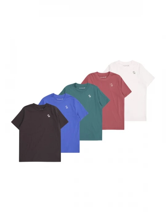 Foto van product Abercrombie & Fitch Shirt blauw / spar / zwart / wit