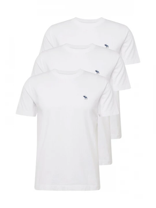 Foto van product Abercrombie & Fitch Shirt blauw / wit