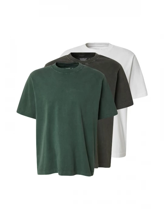 Foto van product Abercrombie & Fitch Shirt donkerbruin / donkergroen / wit
