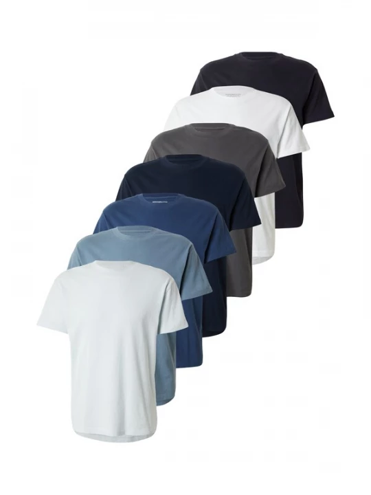 Foto van product Abercrombie & Fitch Shirt 'ESSENTIAL' navy / zwart / wit / offwhite