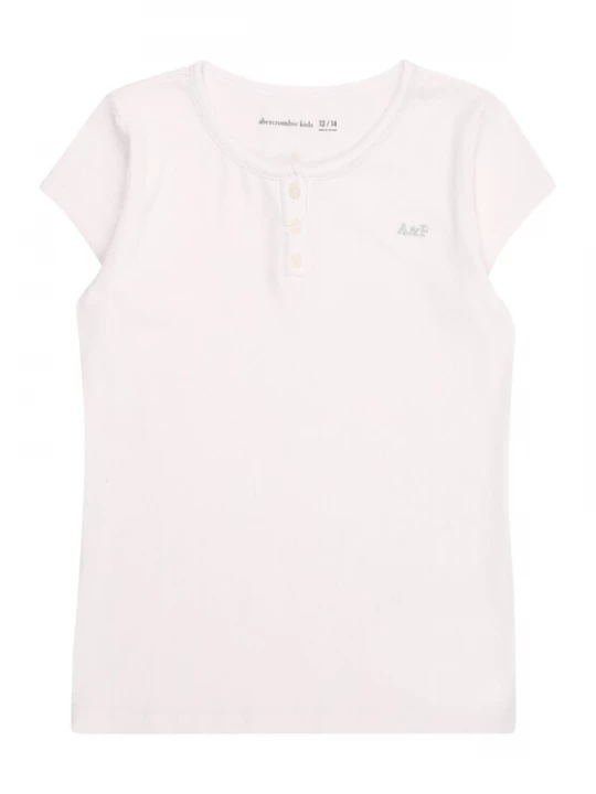 Foto van product Abercrombie & Fitch Shirt 'ESSENTIAL' zilver / wit