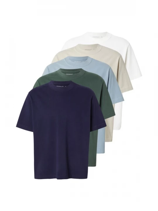 Foto van product Abercrombie & Fitch Shirt lichtblauw / greige / donkergroen / wit