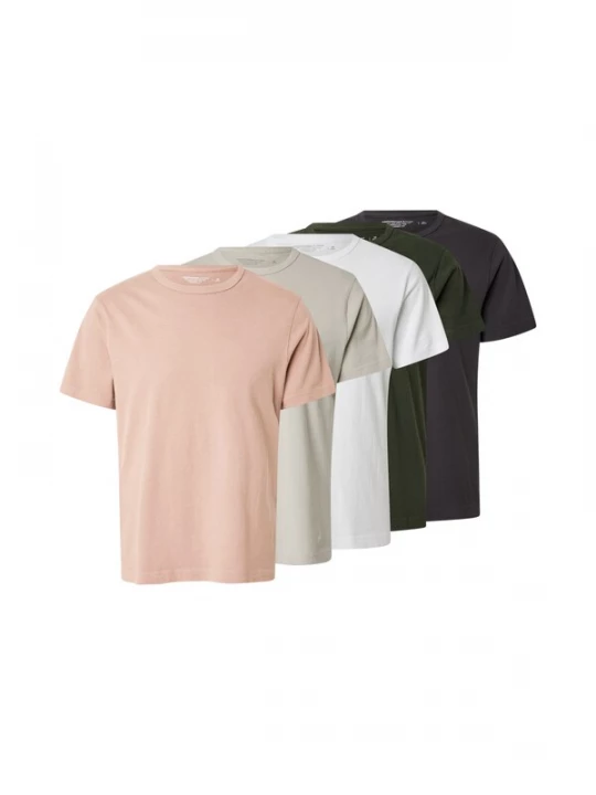 Foto van product Abercrombie & Fitch Shirt lichtbruin / antraciet / lichtgrijs / wit