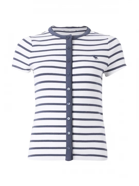 Foto van product Abercrombie & Fitch Shirt 'MAR4 APAC' navy / wit