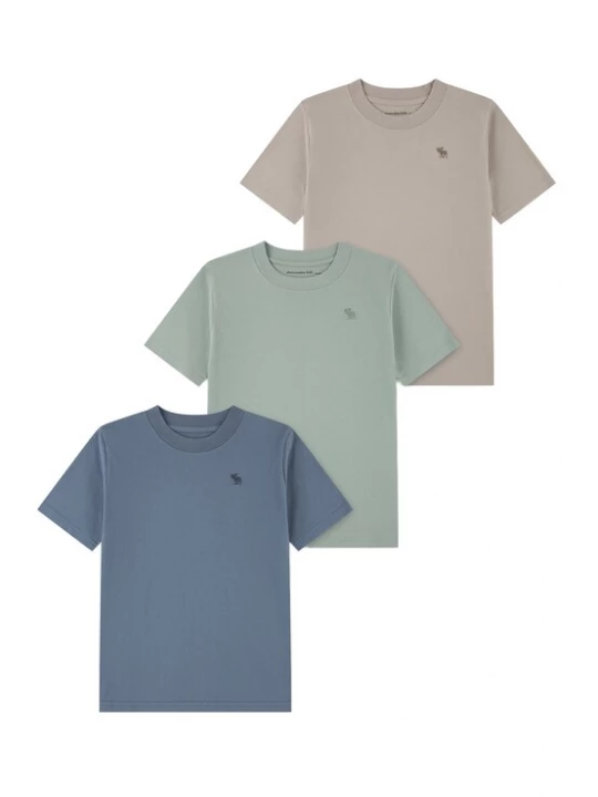 Foto van product Abercrombie & Fitch Shirt saffier / greige / pastelgroen